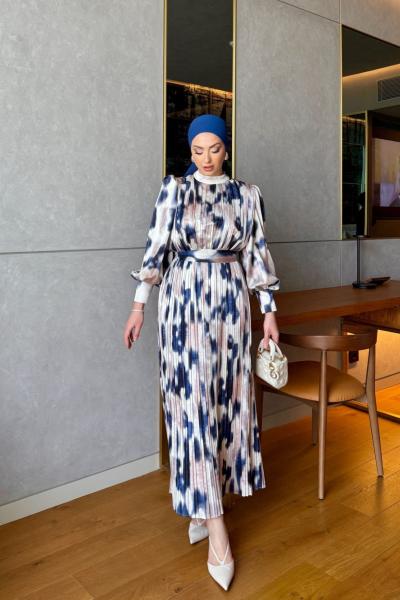 Almina Elbise Lacivert