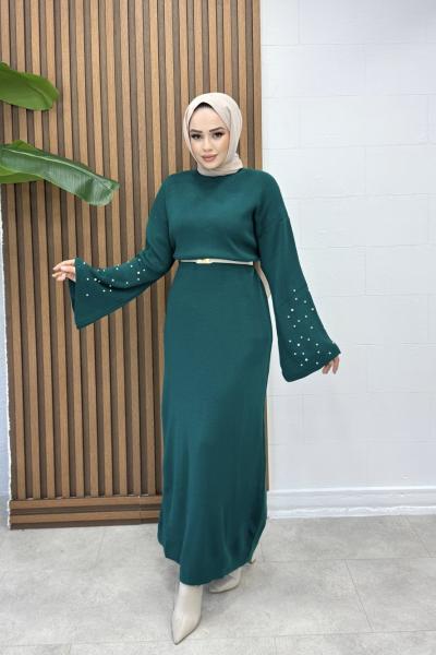 Asrın Elbise Petrol Yeşili
