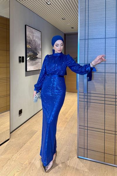 Aycan Abiye Saks Mavisi