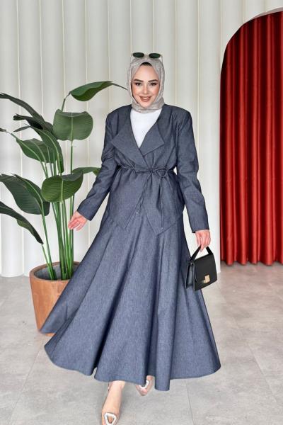 Aysima Takım Koyu Mavi