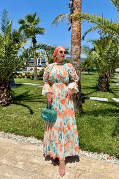 Bahar Elbise Turuncu