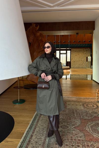 Ebrar Trençkot Haki