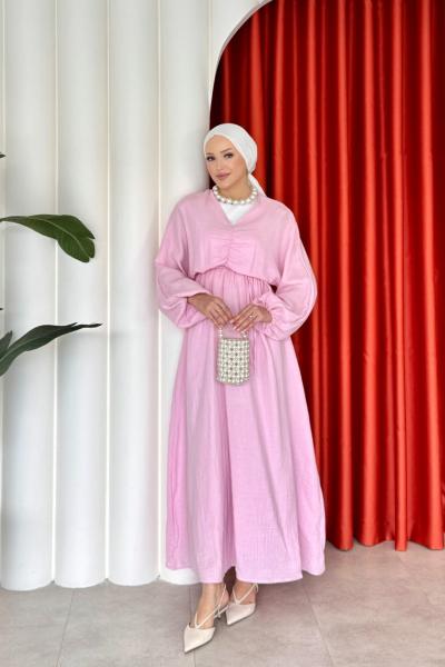 Ekin Elbise Pembe