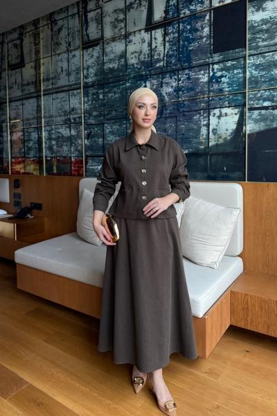 Gülce Etekli Takım Acı Kahve