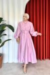 Güner Elbise Pembe