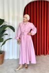 Güner Elbise Pembe