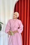 Güner Elbise Pembe
