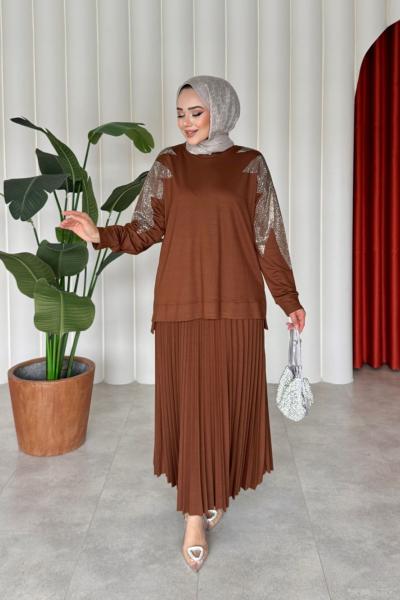 Özlem Takım Kahverengi