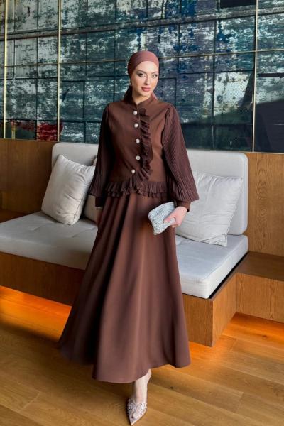 Zeliha Takım Kahverengi