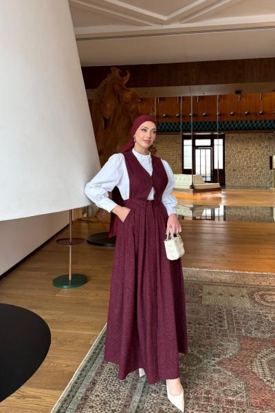 Zerrin Etekli Takım Bordo