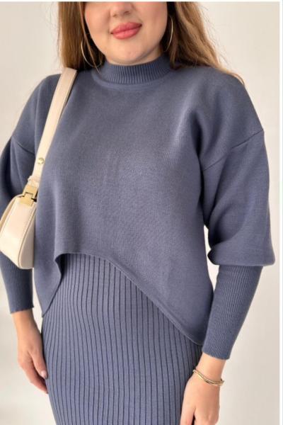 Ayşen triko takım  Gri