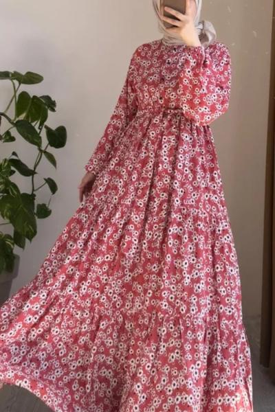 Çiçek elbise  Pembe
