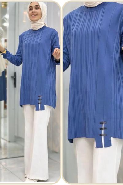 MERİ TRİKO TUNİK  Mavi