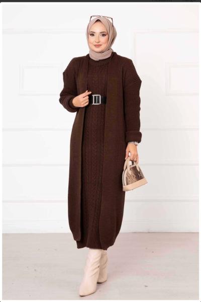 Nursema ikili takım Kahverengi