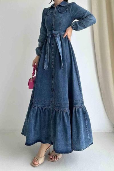 Prenses kot elbise Mavi