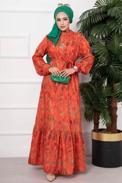 Şuheda elbise  Nar Çiçeği