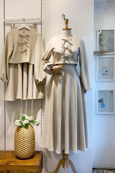 Süreyya takım  Bej